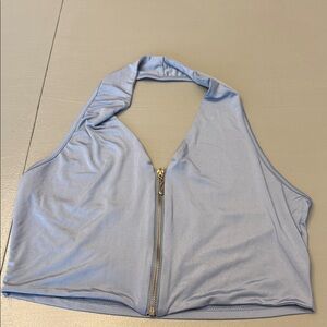 SHEIN | Zippered Halter Top